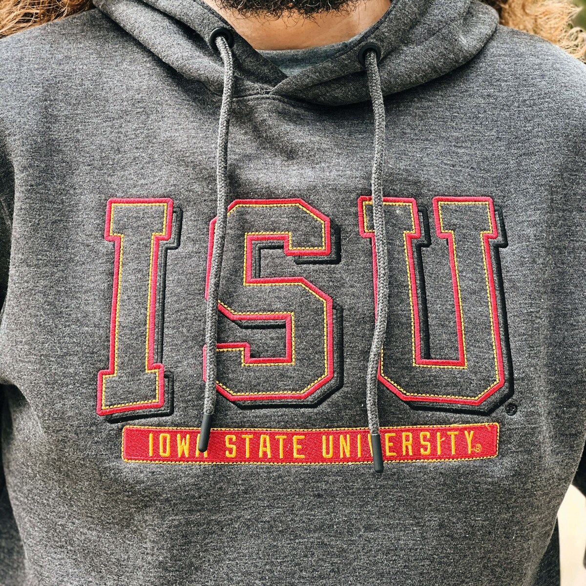 Artisans ISU Charcoal Contrast Stitch Hoodie